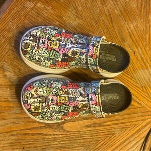 Sketchers Foamies dog patterned size 8